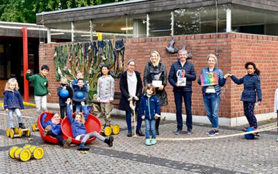 Neue Klettergerüst für die Astrid-Lindgren-Schule