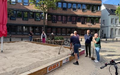 Ende der Sandkastenak,on des Lions Club Kempen