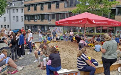 10 Jahre Sandkasten auf dem Kempener Kirchplatz